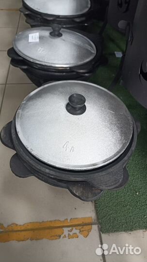 Казан чугунный 4 л