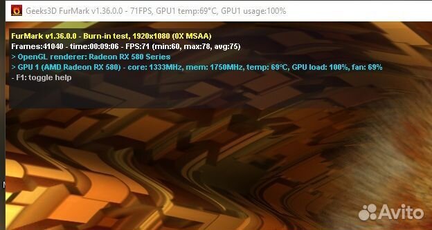 Видеокарта Gigabyte rx 580 4gb aorus