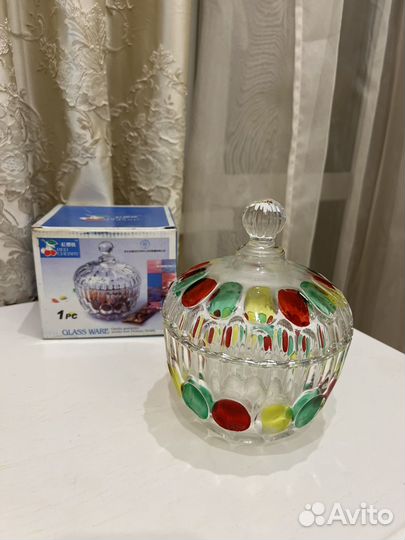 Сахарница цветная