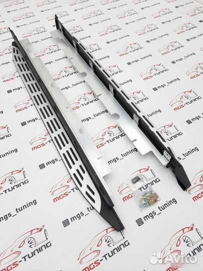 Пороги (Подножки) на Mercedes GLA-Class H247