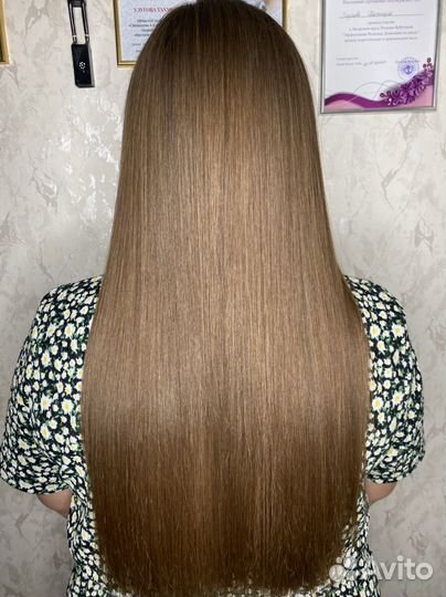 Кератиновое выпрямление волос на дому