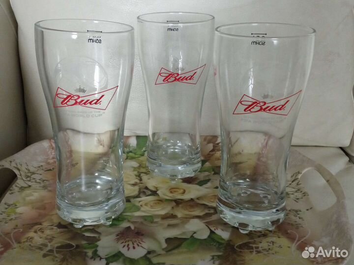 Стаканы для пива и воды