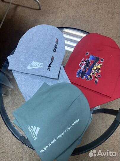 Детские шапки. Комплект. Шапка снуд