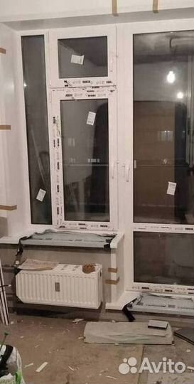 Остекление окон и балконов пвх