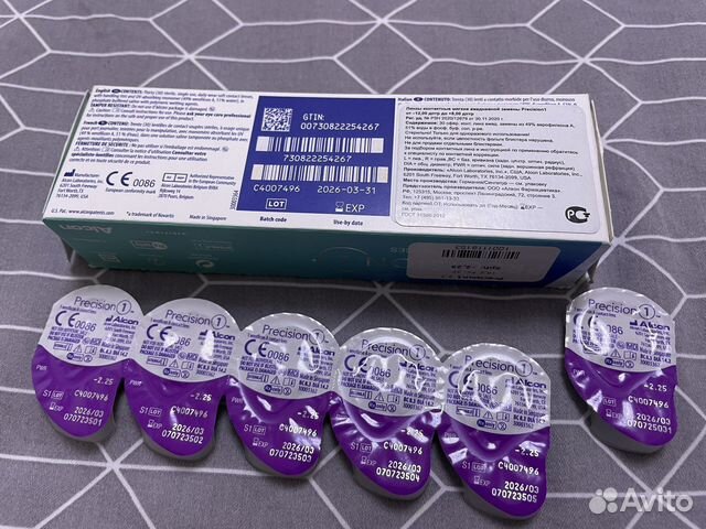 Ежедневные контактные линзы Alcon Precision1