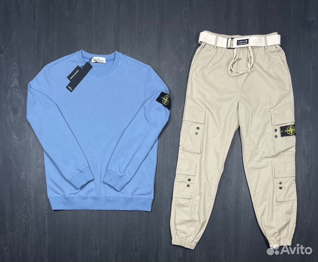 Костюм свитшот и джогеры Stone Island