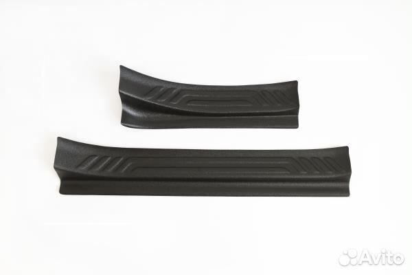 Накладки на пороги дверей Hyundai Solaris (2017