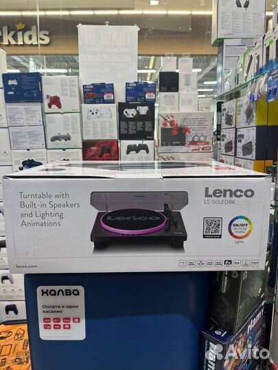 Виниловый проигрыватель Lenco LS-50ledbk