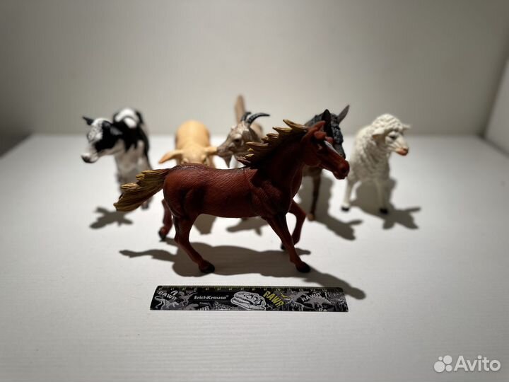 Фигурки домашних животных ферма реалистичные