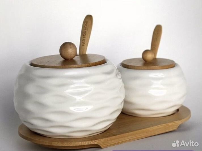 Солонка+сахарница новые