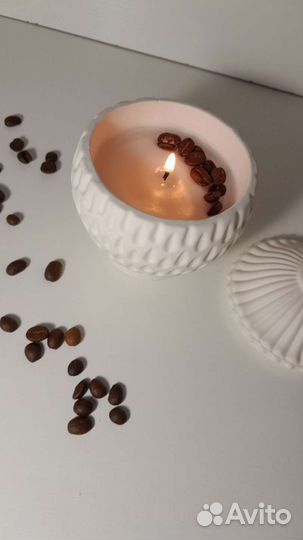 Емкость для заливки свечей / подсвечник