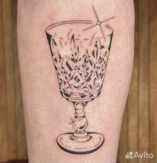 Модель на тату за стоимость расходников