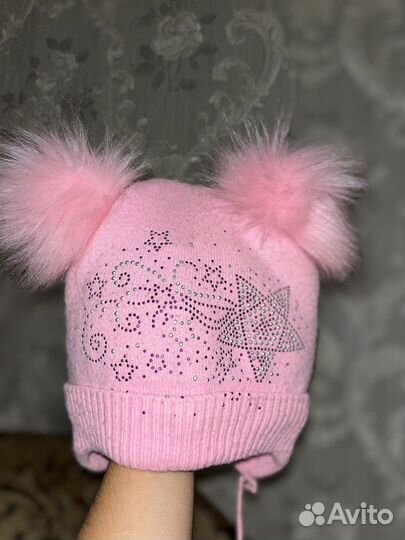 Комплект шапка, шарф