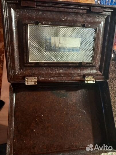 Шкатулка из карболита ссср. 50е