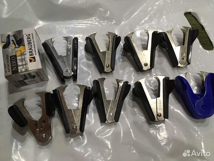 Канцтовары Степперы, антистеплеры, файлы