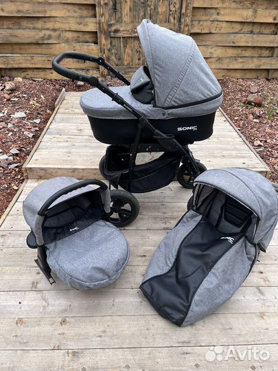 Коляска 3 в 1 sonic