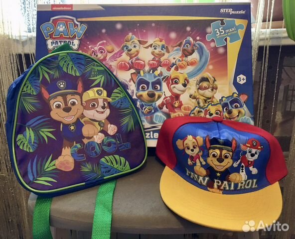 Подарочный набор (рюкзак, кепка и пазл)
