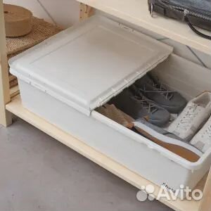 Sockerbit соккербит Контейнер с крышкой, белый, 50