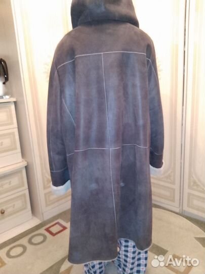 Дублёнка натуральная с двойной молнией