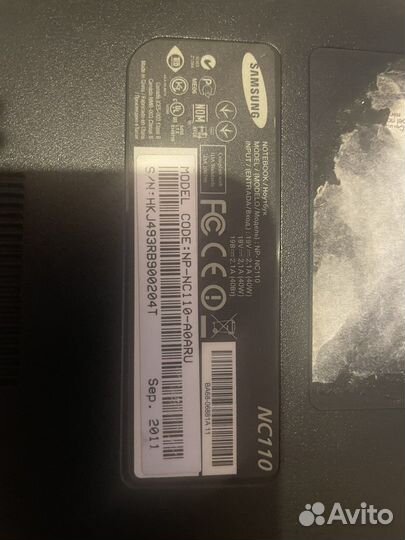 Нетбук Samsung nc110