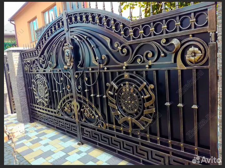 Кованные ворота