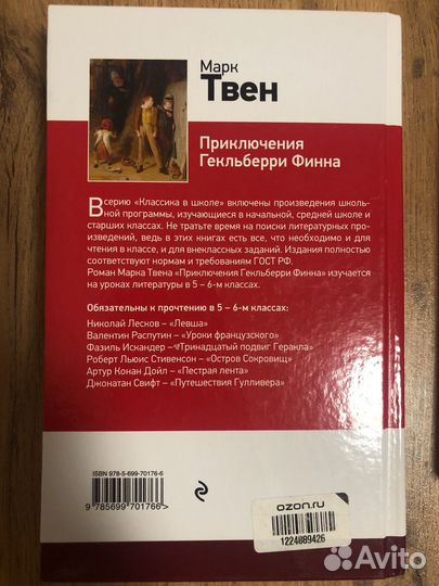 Приключения гекльберри финна книга