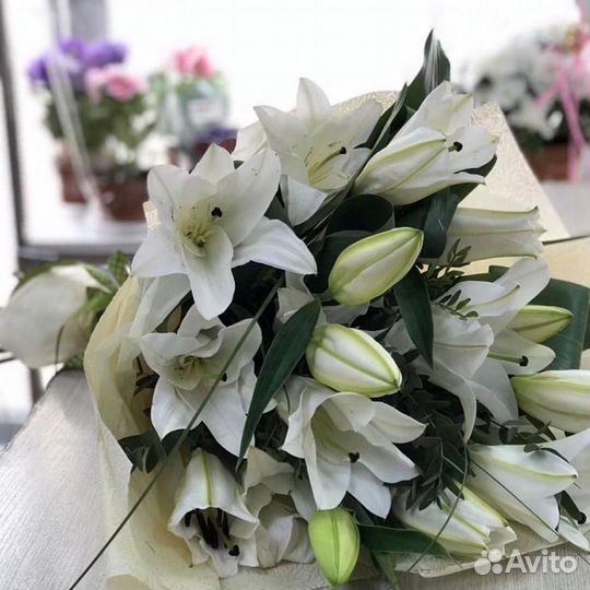 Букет из лилий