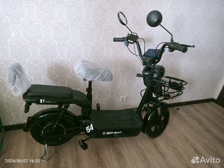 Электро велосипед Скутер новый 2024г январь