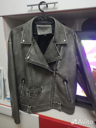 Женская куртка эко кожа