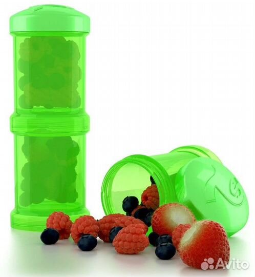 Контейнер для сухой смеси Twistshake в наборе из 2