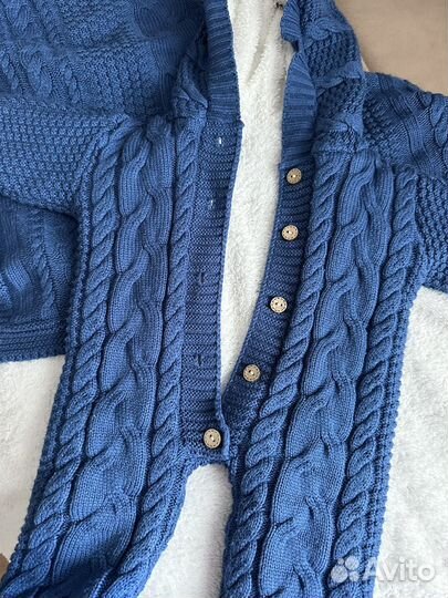 Вязанный комплект на выписку