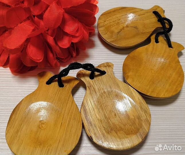 Кастаньеты Деревянные Испания Фламенко