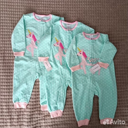 Флисовый слип carters
