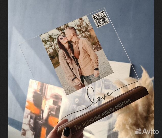 Постер-рамка на стекле с фото art097