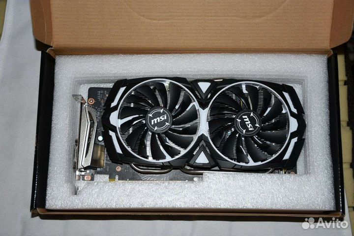 Видеокарта rx580 8gb Msi