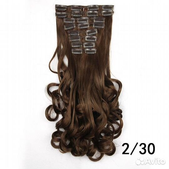Искусственные пряди для волос на трессах