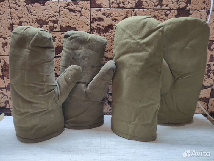 Рукавицы на меху армейские