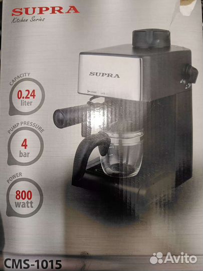 Рожковая кофеварка supra CMS-1015