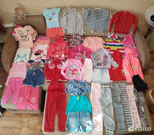 6 пакетов вещей на девочку