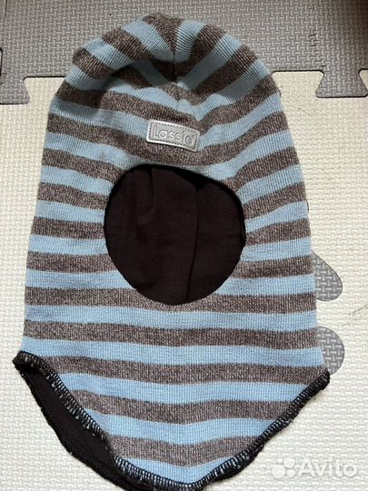 Шапка шлем демисезон lassie на 1-2 года