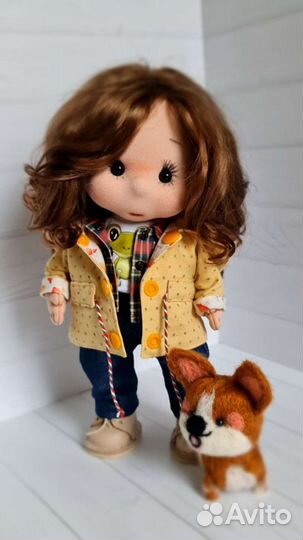 Текстильная интерьерная кукла