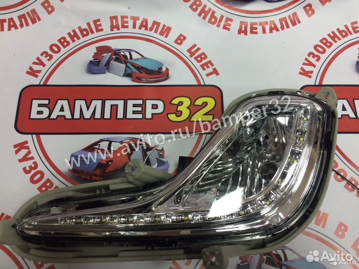 Противотуманные фары Хендай Солярис 2012