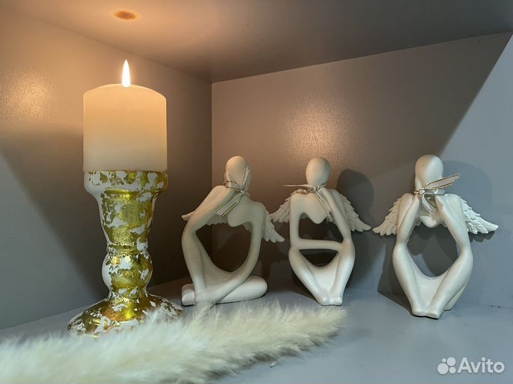 Фигурки из гипса для интерьера. Ангелочки. Подарок