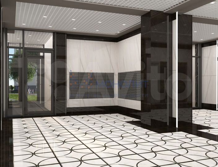 1-к. квартира, 61,7 м², 19/25 эт.