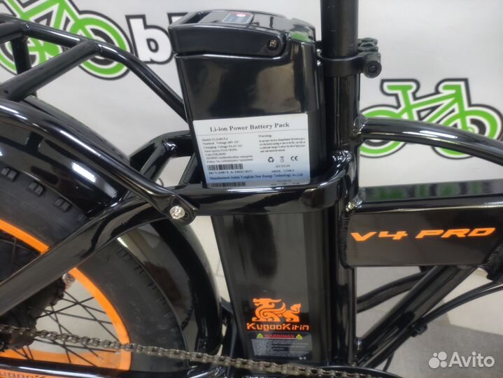 Электро фэтбайк 750 W алюминиевый 20 дюймов