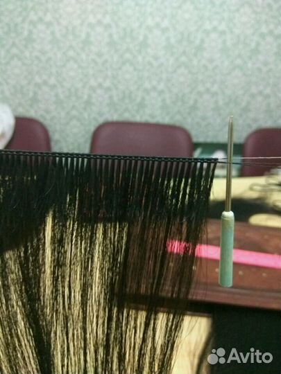 Изготовление ручного тресса из натуральных волос