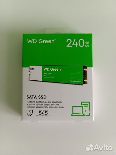 SATA SSD WD Green 240 Gb
