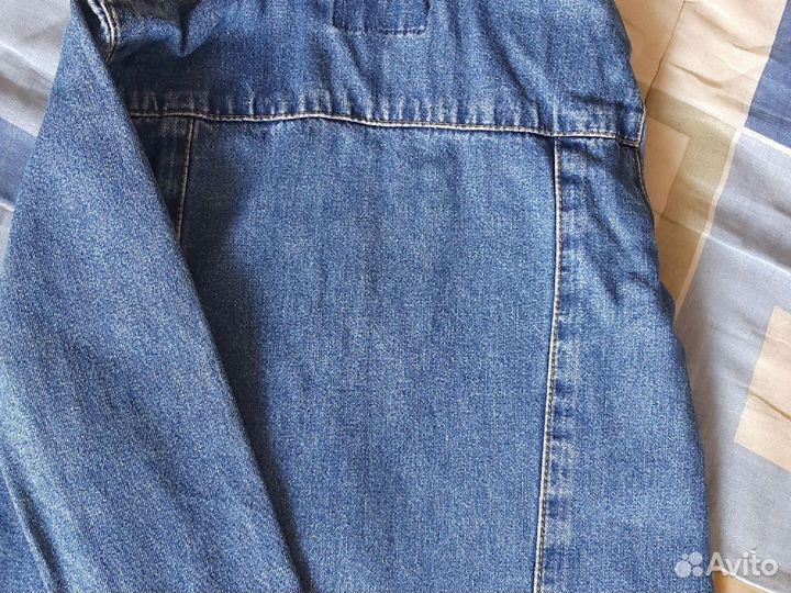 Джинсовая рубашка детская