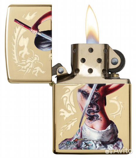 Зажигалка Zippo Mazzi Katana Girl 29668