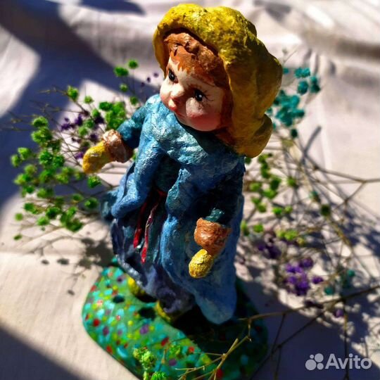 Интерьерная кукла ручной работы, ватная игрушка